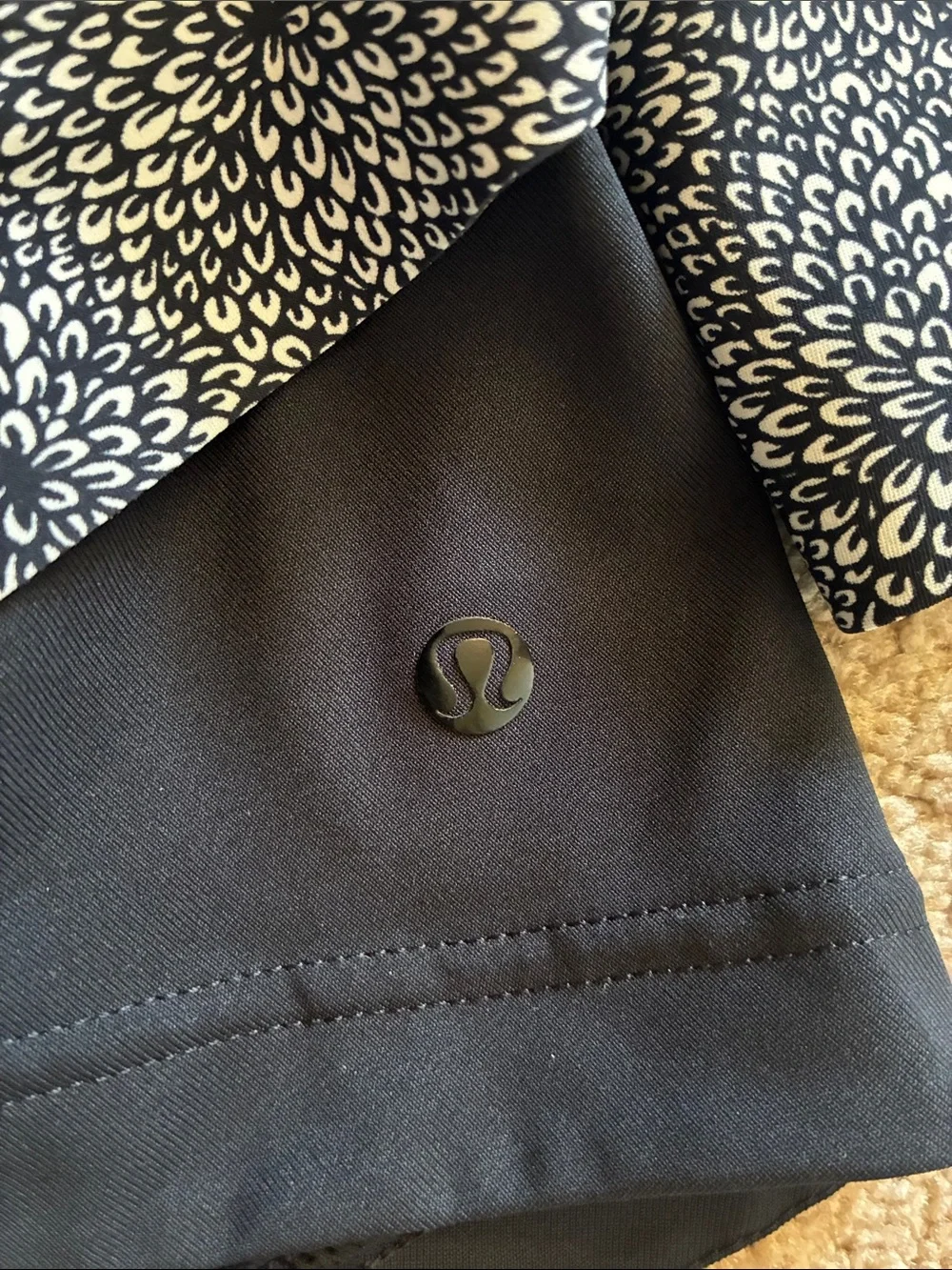 Lululemon Bust A Move Double Zipper Moto Jacket Plush Petal Black Ghost